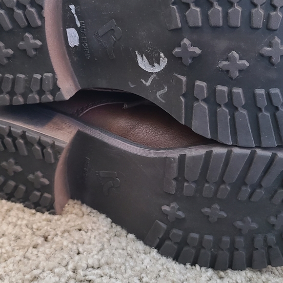 Report combat boots. Brown, size 8. Worn 1 time - Picture 6 of 8